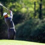 Tiger Woods durante la ronda de prácticas