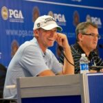Steve Stricker durante la conferencia de prensa. Foto: PGA.com Steve Stricker durante la conferencia de prensa. Foto: PGA.com