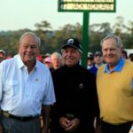 Gary Player, Jack Nicklaus y Arnold Palmer. Foto: Augusta National Gary Player, Jack Nicklaus y Arnold Palmer. Foto: Augusta National