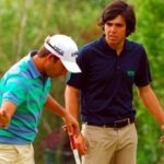 Pablo Larrazabal, Javier Ballesteros Larrazábal da una explicación a Javier Ballesteros en Sant Cugat. Foto: Alps Tour