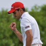 Rafa Cabrera-Bello sacando el puño. Foto: Volvo in Golf