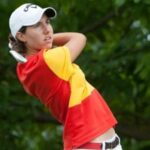 Carlota Ciganda durante la tercera ronda del Evian Masters. Foto: Yfrog