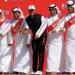 Tiger Woods en Abu Dhabi