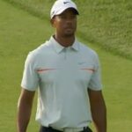 Tiger Woods, durante la 3ª ronda del US Open en Merion