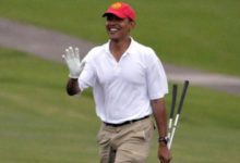 Obama, gran aficionado al golf, reelegido pte. de EE.UU