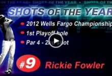 ¿Fue Rickie Fowler el autor del mejor golpe de 2012?
