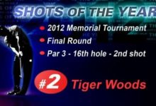 Tiger Woods, nominado por un ‘chip’ genial (VÍDEO)