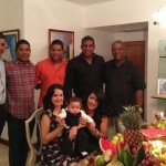 Jhonattan Vegas y su familia deseó un prospero año nuevo 'Gracias por el apoyo a todos. Se les quiere'