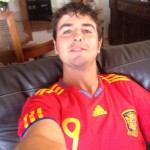 Jordi García del Moral disfruta del golf y con la selección española, durante la última Copa de Europa subió esta foto a su Twitter. @JGarciagolf