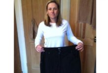 La inglesa Karen Stupples golpeó muy lejos sus kilos de más