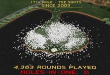 El hoyo 17 del TPC de Sawgrass: 4.363 rondas desde 2003 y ningún hoyo en uno
