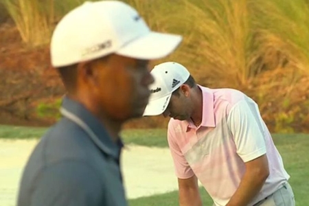 Sergio García y Tiger Woods