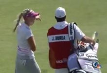 Jessica Korda despidió a su caddie en plena ronda del US Open