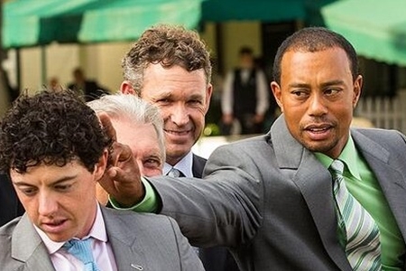 Rory McIlroy y Tiger Woods