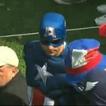 El Capitán América en la pasada Ryder Cup en Medinah