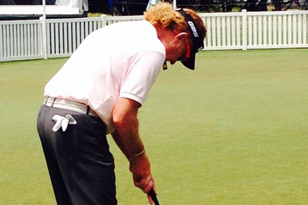 Miguel Ángel Jiménez en Melbourne