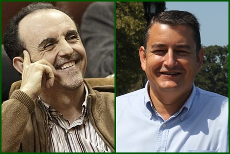 Rafael Rodríguez (izda. y Antonio Sanz