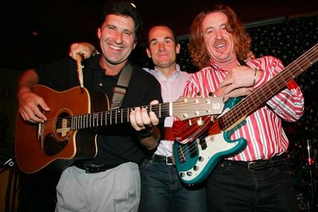 Jiménez junto a Olazábal y Garrido. Foto: Jorge Andréu