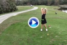 Bella Dovhey, la princesa golfista, tiene 6 años y un swing envidiable (VÍDEO)