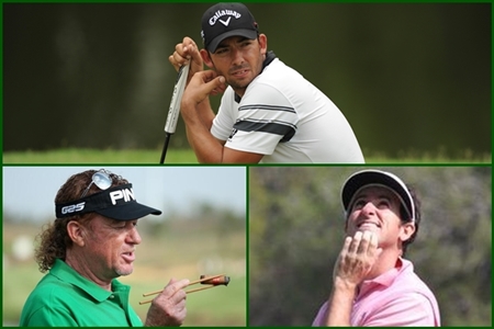 Pablo Larrazabal, Miguel Angel Jimenez y Gonzalo Fdez.-Castaño 450