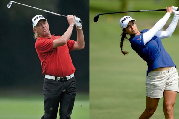 Miguel Angel Jimenez y Azahara Muñoz