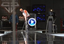 Rory McIlroy experimentó la sensación de patear sobre el cristal (VÍDEO)