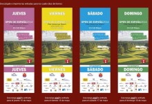 No te pierdas el mayor espectáculo de golf en España y descárgate las entradas del Open (Aquí)