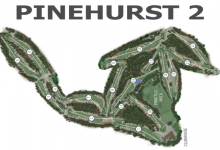 Pinehurst 2 acoge el US Open por 3ª vez. Conozca sus hoyos sin rough