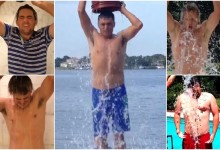 Tirarse un cubo de agua helada por la cabeza es el nuevo hobby de las estrellas en Instagram (VÍDEO)