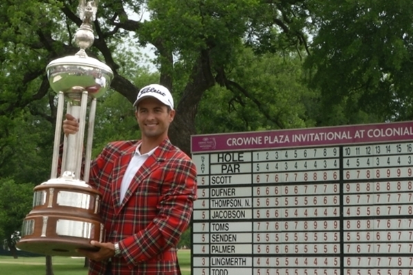 Adam Scott campeón en el Crown Plaza Invitational at Colonial Foto PGA Tou via Twitter