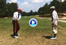 Los hermanos Bryan rindieron homenaje al Open con la British Open Golf Trick Shots Edition (VÍDEO)