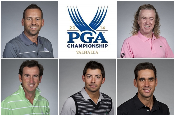 Españoles en el PGA Championship 2014
