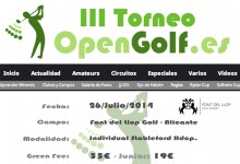 El Torneo OpenGolf a repetir el éxito de sus dos anteriores ediciones, la cita es el 26-J en Font del Llop