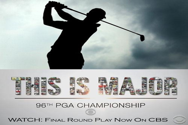 Promo de la CBS de la ronda final del US PGA Imagen: @CBSSports