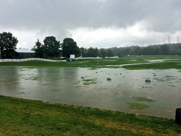 Así se encuentra la cancha de prácticas