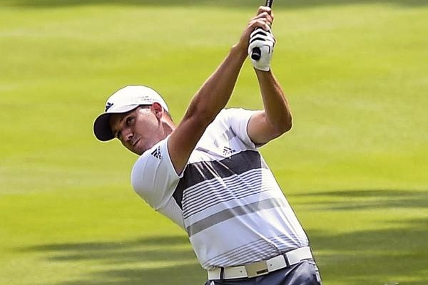 Sergio García durante el Bridgestone Foto via Twitter