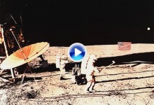 Un 6 de febrero de hace 44 años, el hombre jugó al golf por primera vez en la luna (VÍDEO)