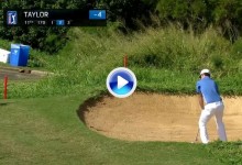 Un fantástico golpe desde el bunker de Nick Taylor considerado el mejor del día en el PGA Tour (VÍDEO)