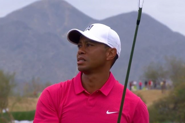 Tiger Woods en el Phoenix Open