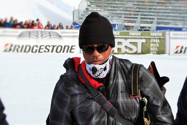 Tiger Woods Foto Cortina dAmpezzo Ski World Cup