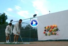 Los Bryan Bros. se pasan a la pintura: crean cuadros a base de pelotazos (VÍDEO)