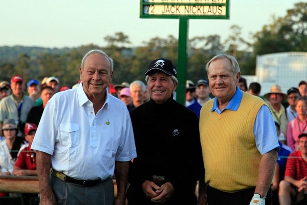 Gary Player, Jack Nicklaus y Arnold Palmer 02 Augusta National (2)