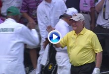 ¡Grande! Jack Nicklaus, la leyenda, anota su primer Hoyo en Uno en Augusta a los 75 años (VÍDEO)