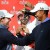 Rory McIlroy y Tiger Woods Credit TCA Abu Dhabi