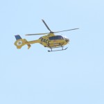 Helicóptero del RACC sobre El Prat. Foto: OpenGolf.es