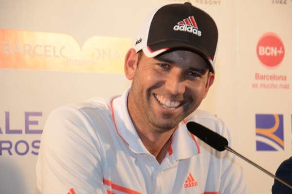 Sergio García durante la rueda de prensa. Foto: OpenGolf