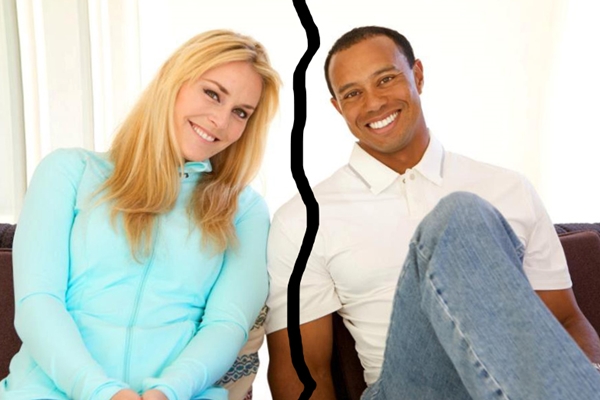 Tiger Woods y Lindsey Vonn cuando dieron a conocer su relación, eran otros tiempos