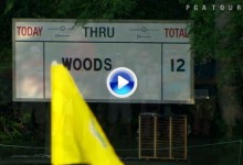 Así jugó Tiger Woods su ronda en compañía de su caddie por primera ver en el Tour (VÍDEO)