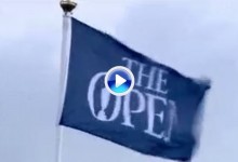 Así solpla el viento en St. Andrews. El dios Eolo motivó una nueva suspensión en el Open (VÍDEO)