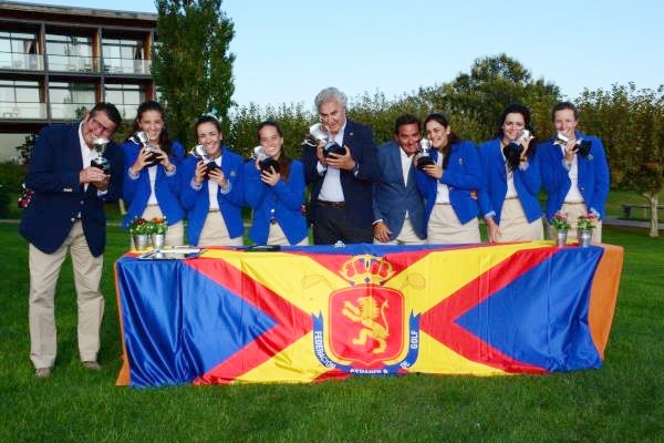 Equipo campeón de Asturias. Foto: www.holegolf.com - Iñigo Alfaro